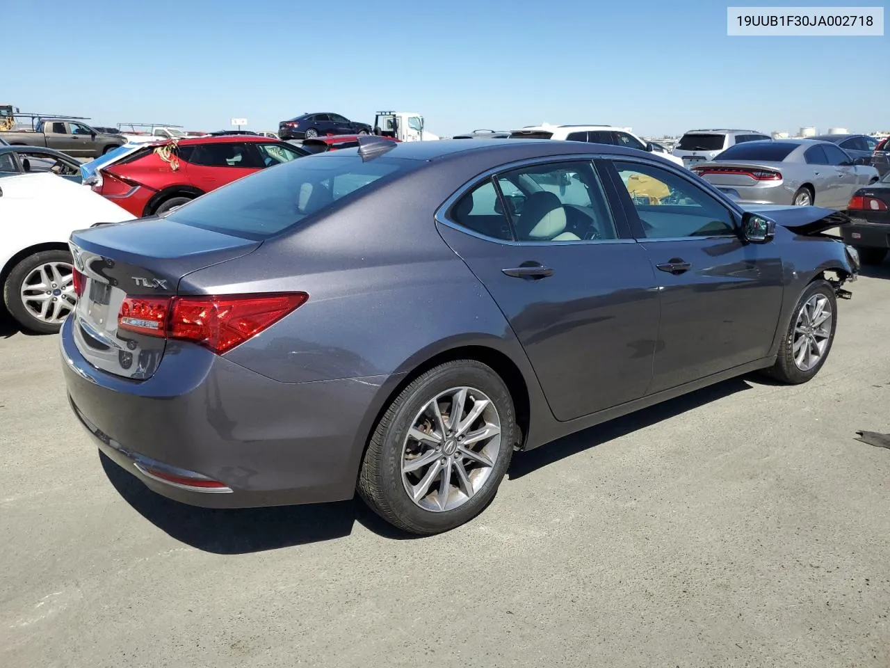 2018 Acura Tlx VIN: 19UUB1F30JA002718 Lot: 71128934