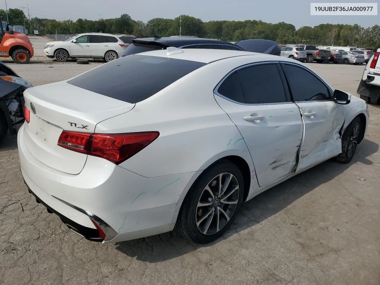 2018 Acura Tlx VIN: 19UUB2F36JA000977 Lot: 71234214