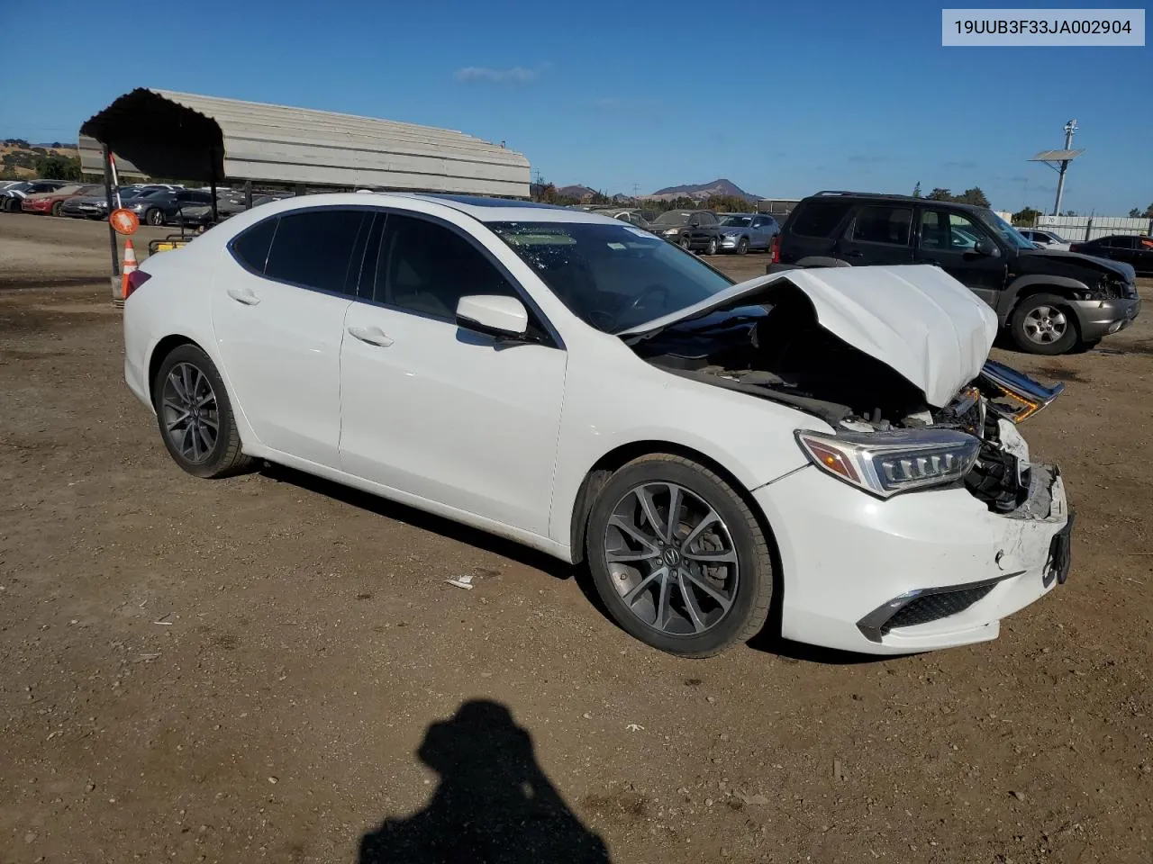 2018 Acura Tlx VIN: 19UUB3F33JA002904 Lot: 71422514