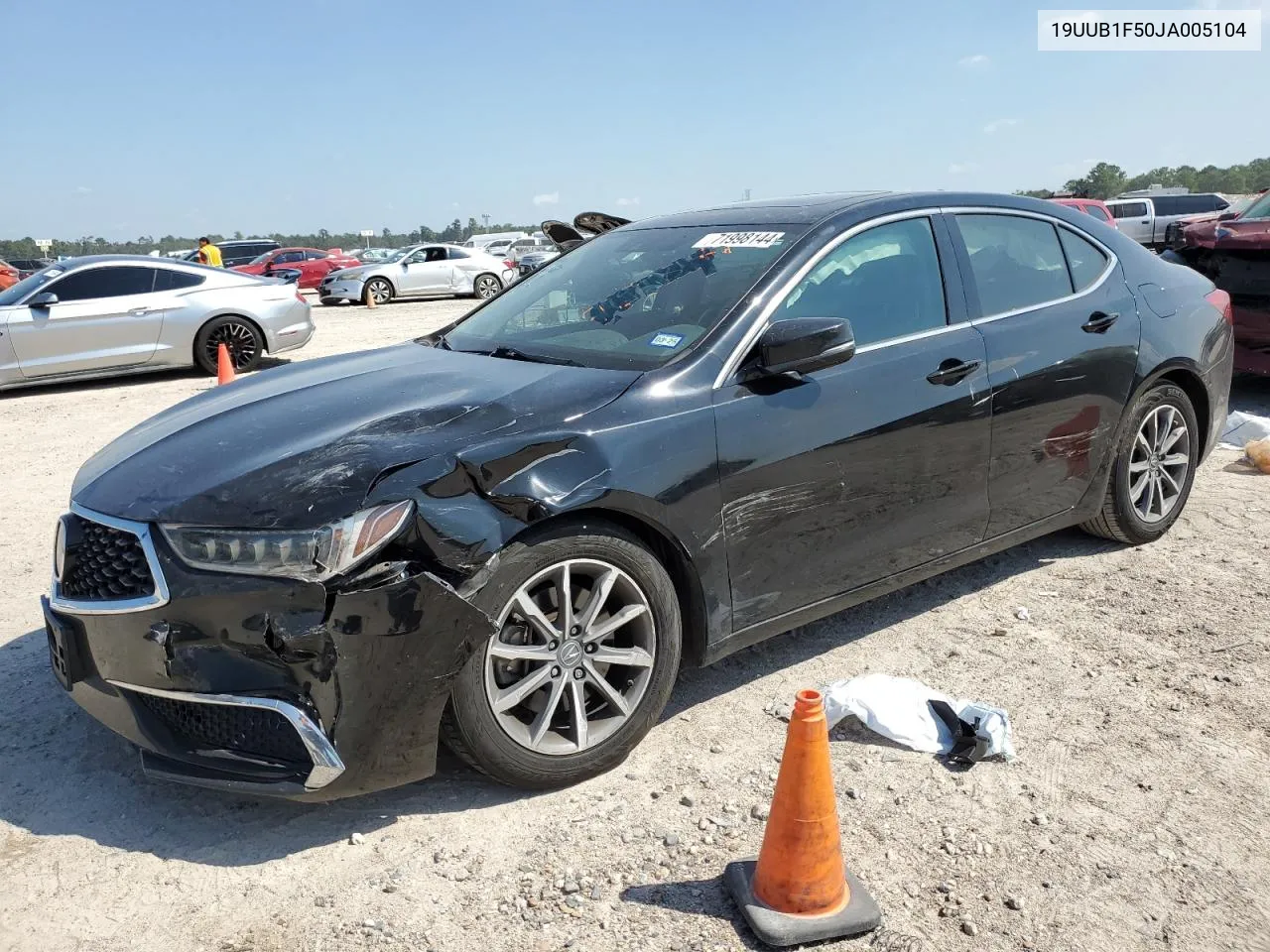 2018 Acura Tlx Tech VIN: 19UUB1F50JA005104 Lot: 71998144