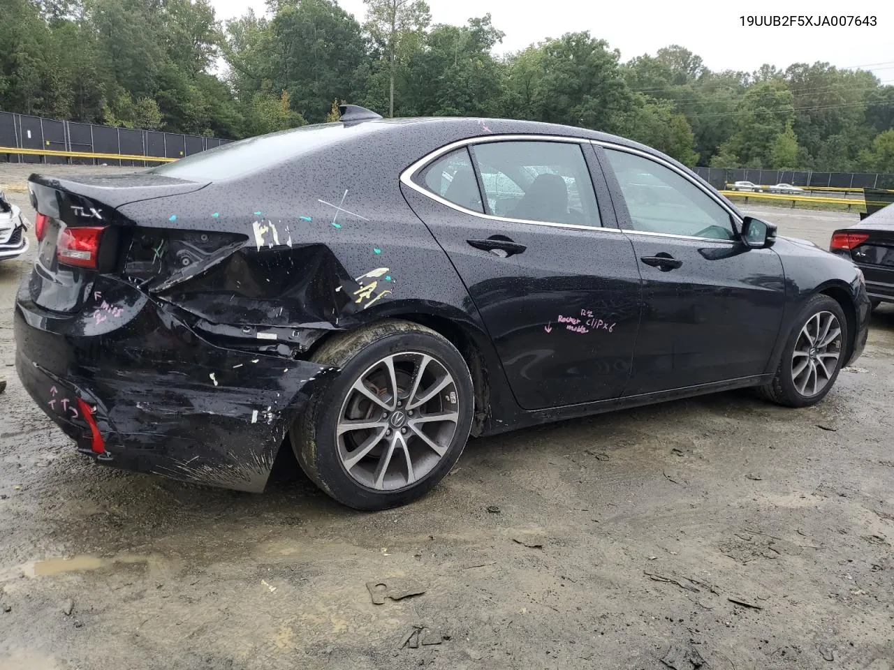 2018 Acura Tlx Tech VIN: 19UUB2F5XJA007643 Lot: 72400604