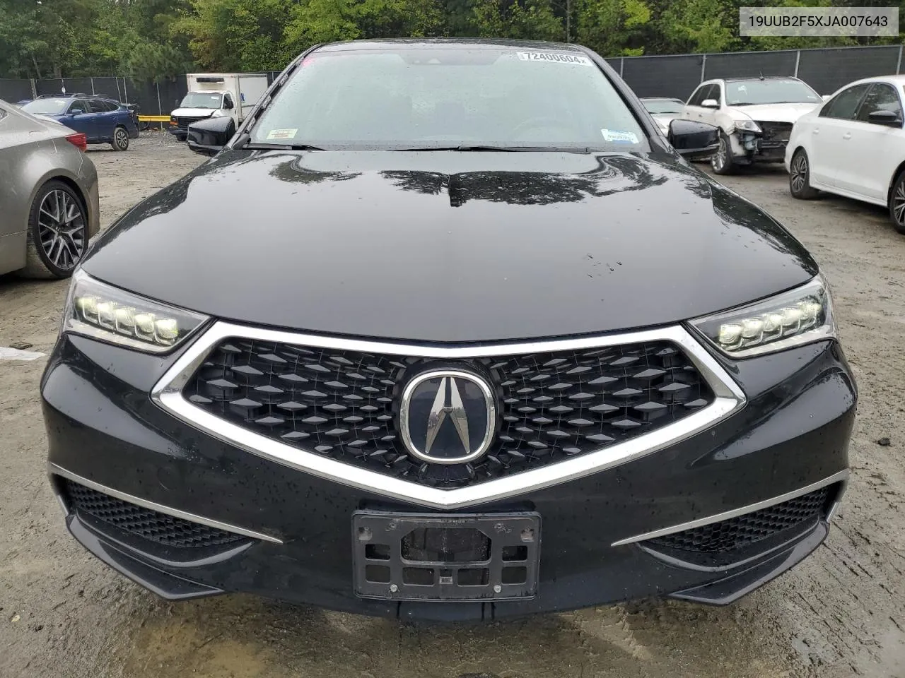 2018 Acura Tlx Tech VIN: 19UUB2F5XJA007643 Lot: 72400604