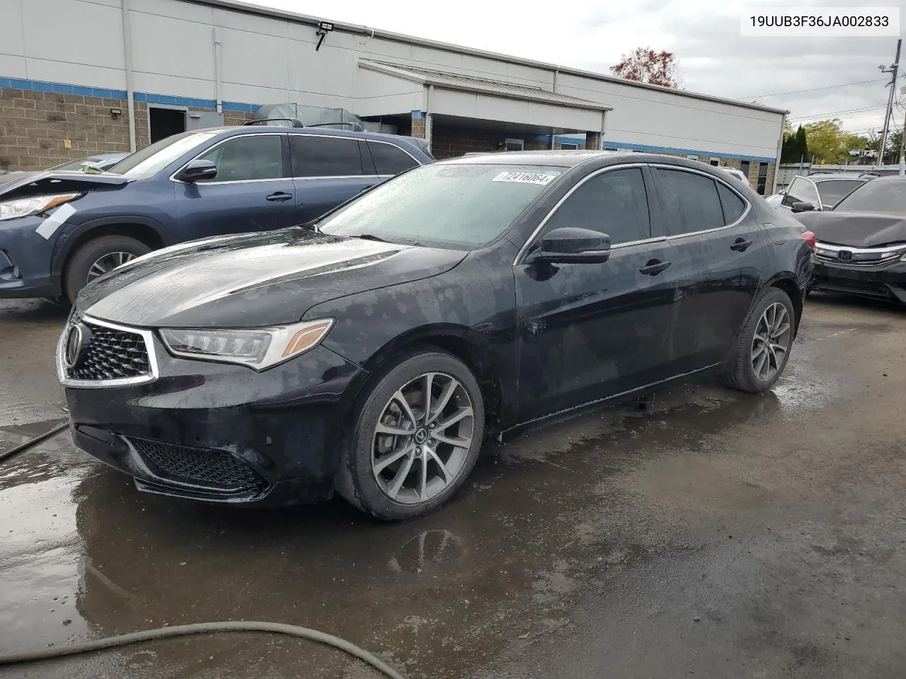 2018 Acura Tlx VIN: 19UUB3F36JA002833 Lot: 72416064