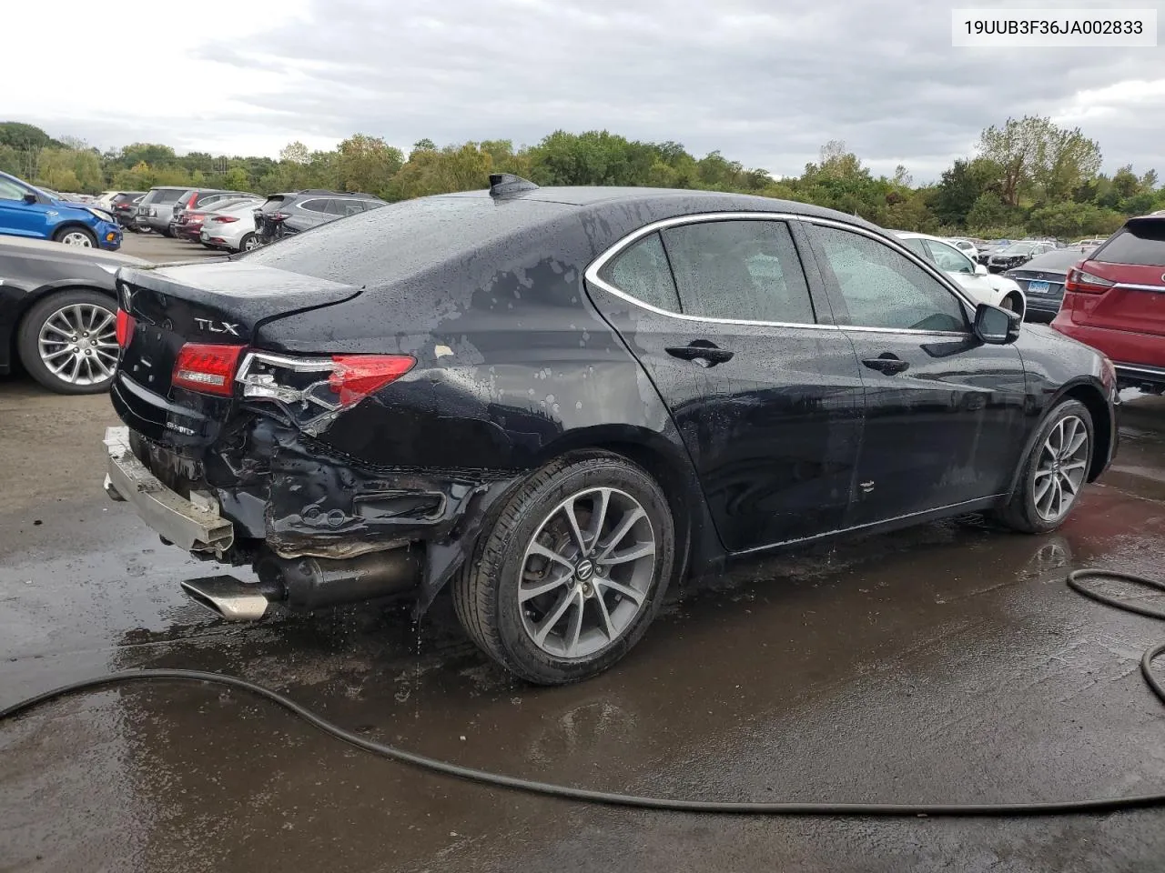 2018 Acura Tlx VIN: 19UUB3F36JA002833 Lot: 72416064