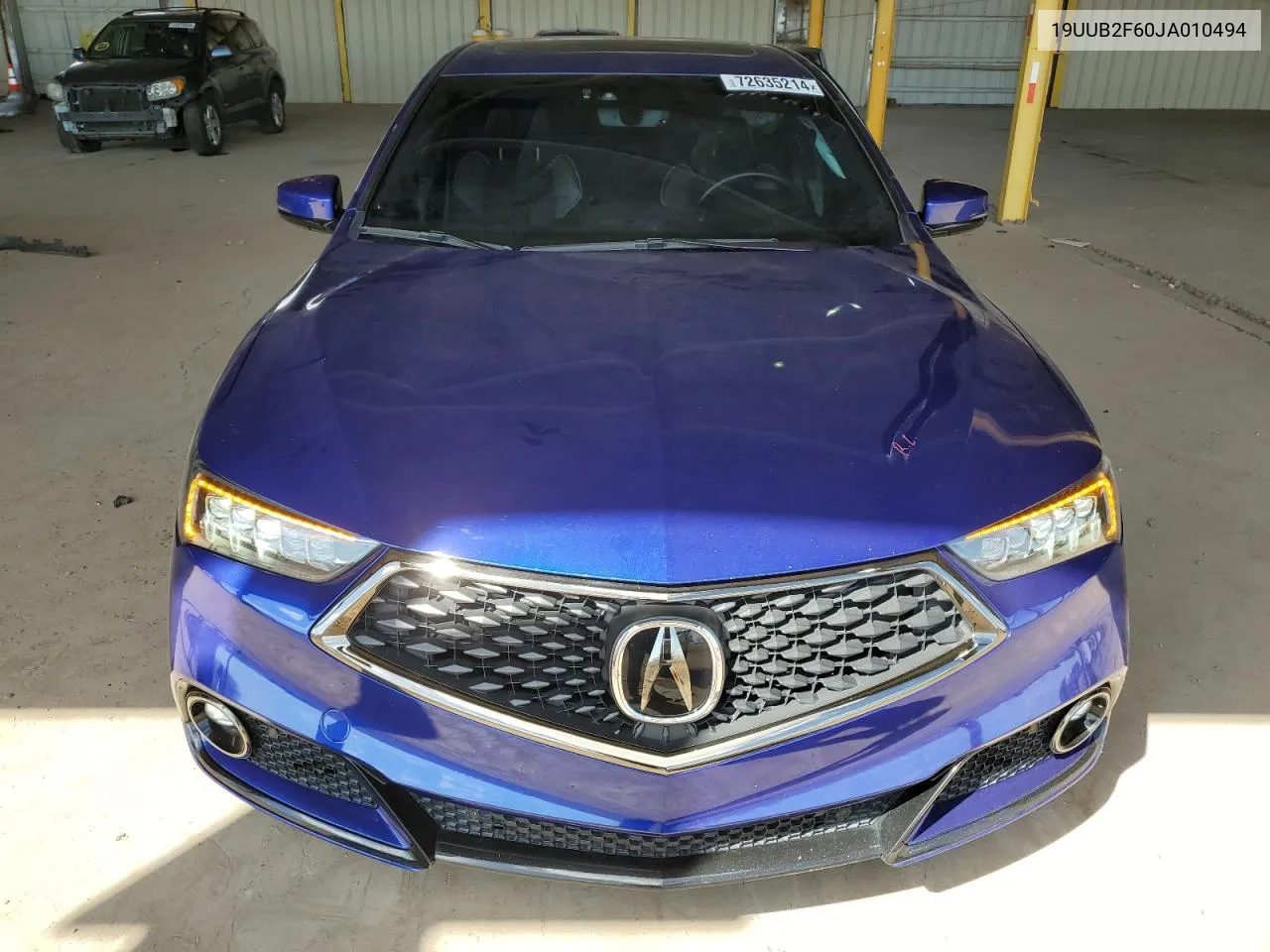 2018 Acura Tlx Tech+A VIN: 19UUB2F60JA010494 Lot: 72635214