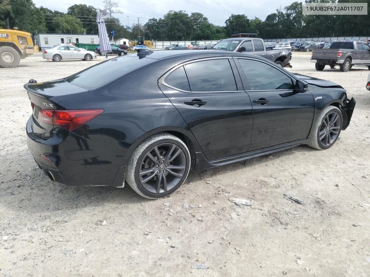 2018 Acura Tlx Tech+A VIN: 19UUB2F67JA011707 Lot: 73160614