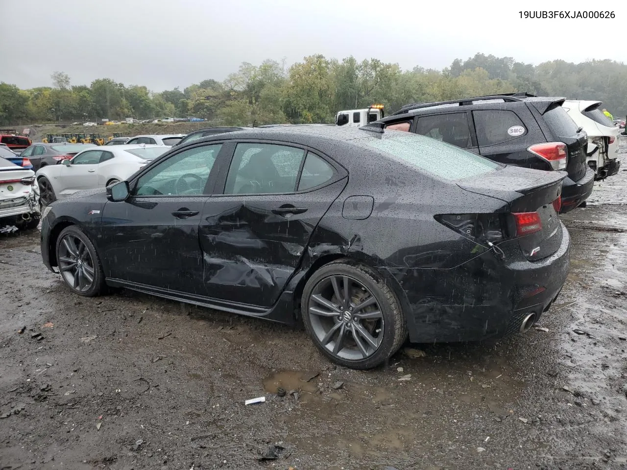 2018 Acura Tlx Tech+A VIN: 19UUB3F6XJA000626 Lot: 73179214