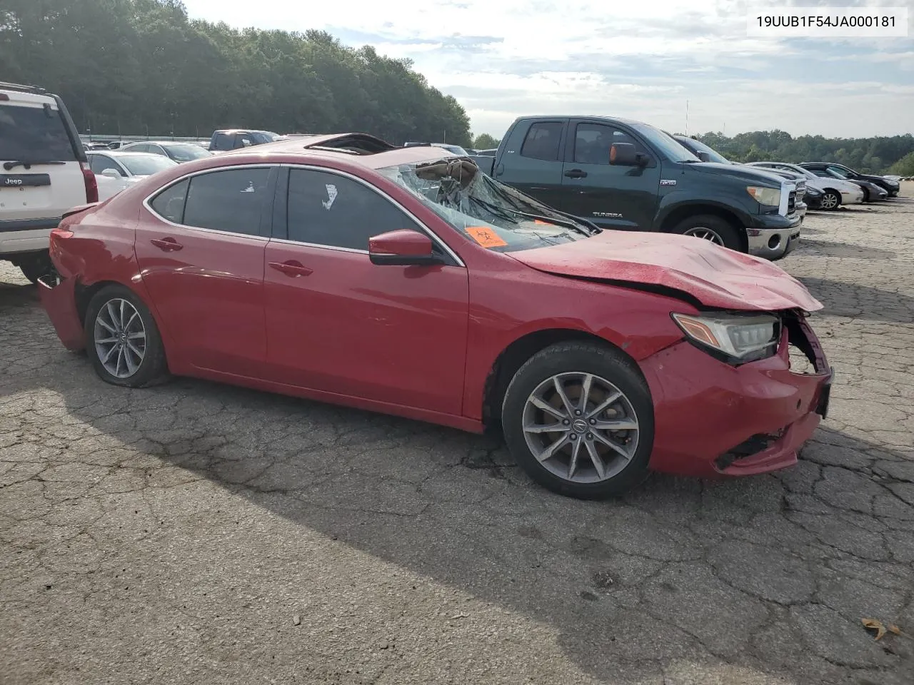 2018 Acura Tlx Tech VIN: 19UUB1F54JA000181 Lot: 73195144