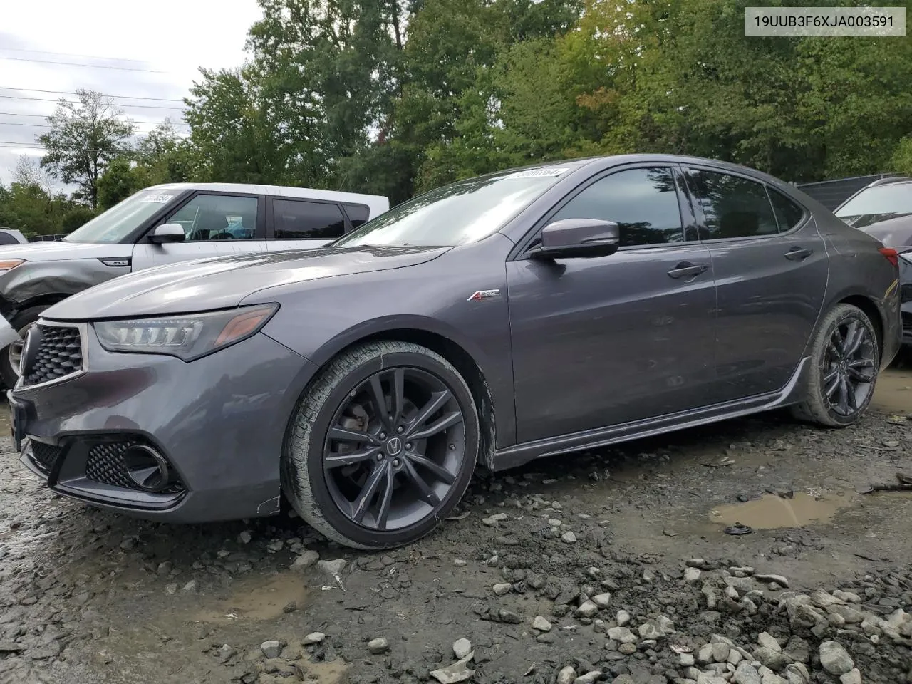 2018 Acura Tlx Tech+A VIN: 19UUB3F6XJA003591 Lot: 73680764