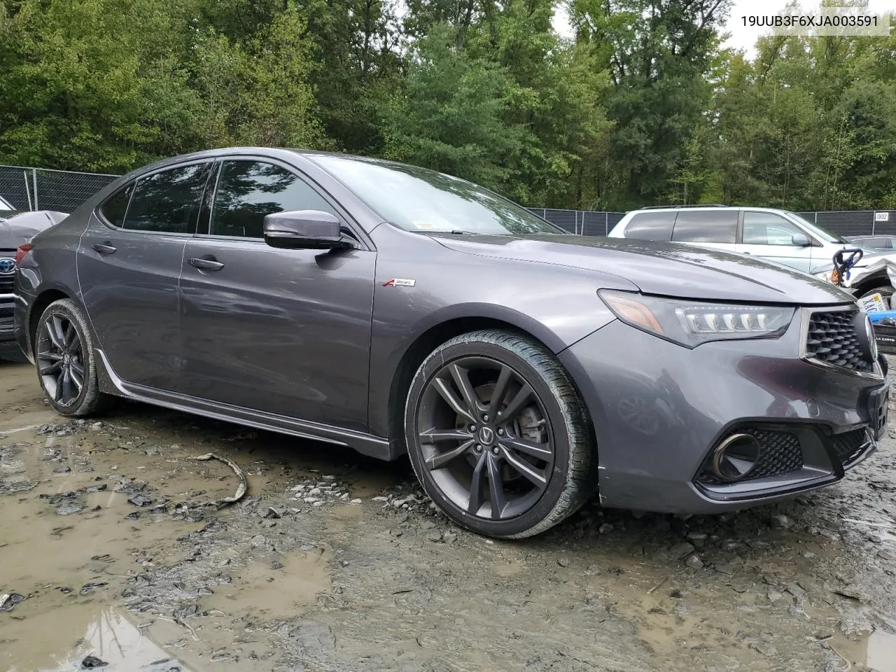 2018 Acura Tlx Tech+A VIN: 19UUB3F6XJA003591 Lot: 73680764