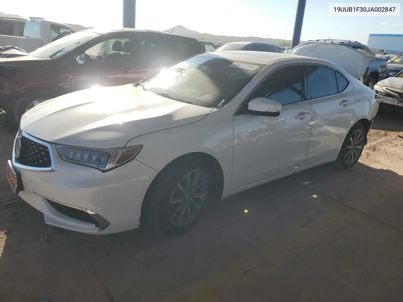 2018 Acura Tlx VIN: 19UUB1F30JA002847 Lot: 73972264