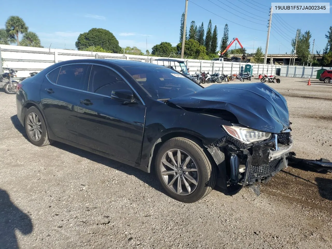 2018 Acura Tlx Tech VIN: 19UUB1F57JA002345 Lot: 74234184