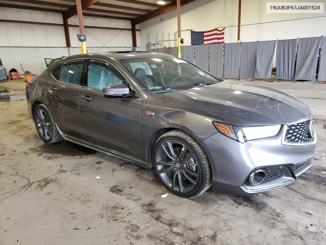 2018 Acura Tlx Tech+A VIN: 19UUB3F67JA001524 Lot: 74357544