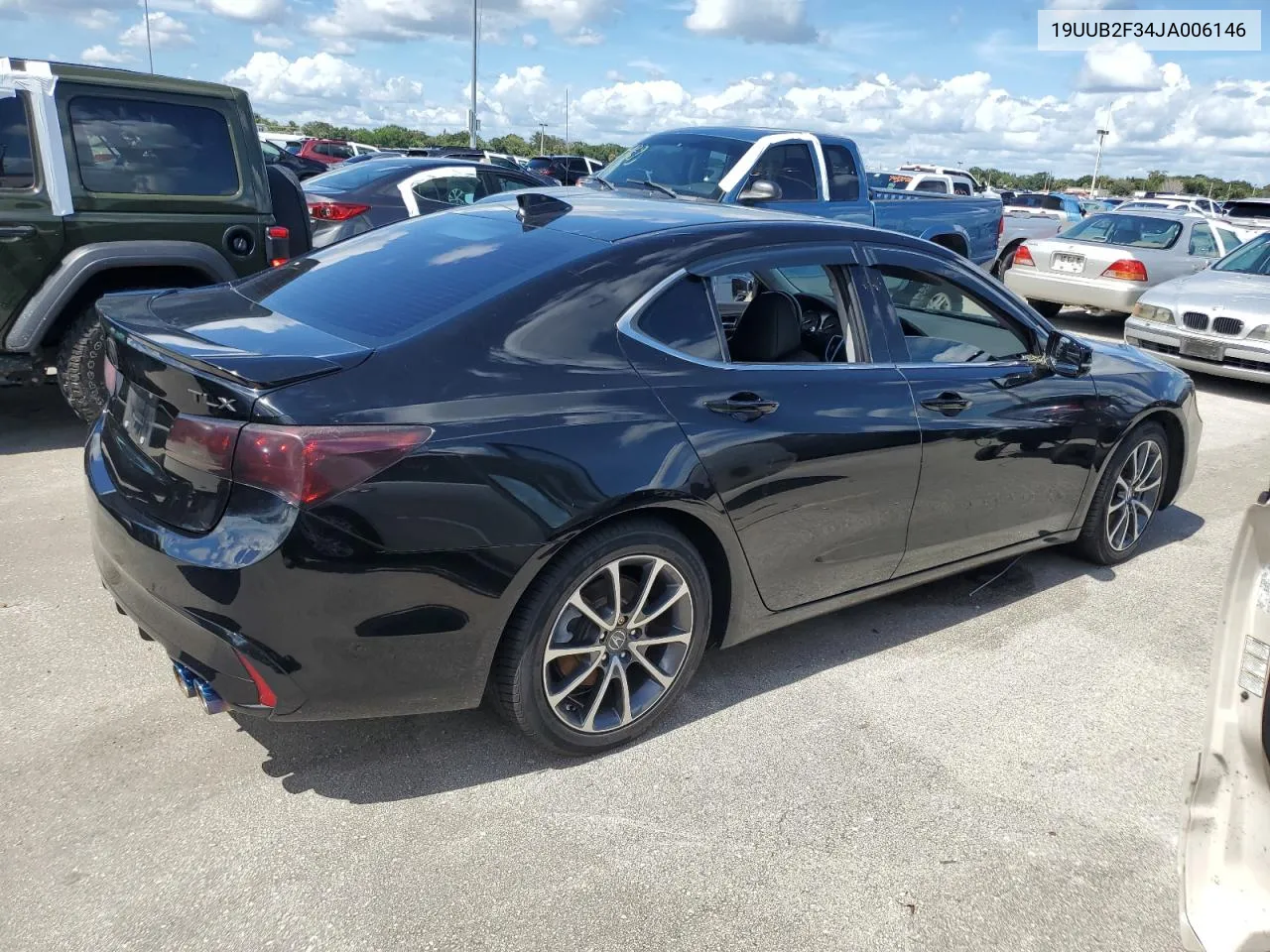 2018 Acura Tlx VIN: 19UUB2F34JA006146 Lot: 74634214