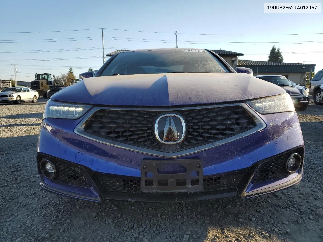 2018 Acura Tlx Tech+A VIN: 19UUB2F62JA012957 Lot: 74724214