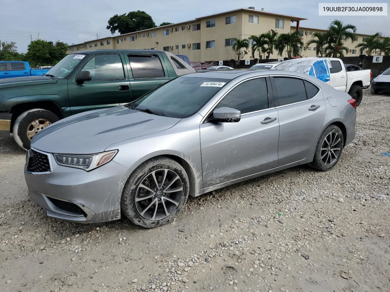 2018 Acura Tlx VIN: 19UUB2F30JA009898 Lot: 74799474