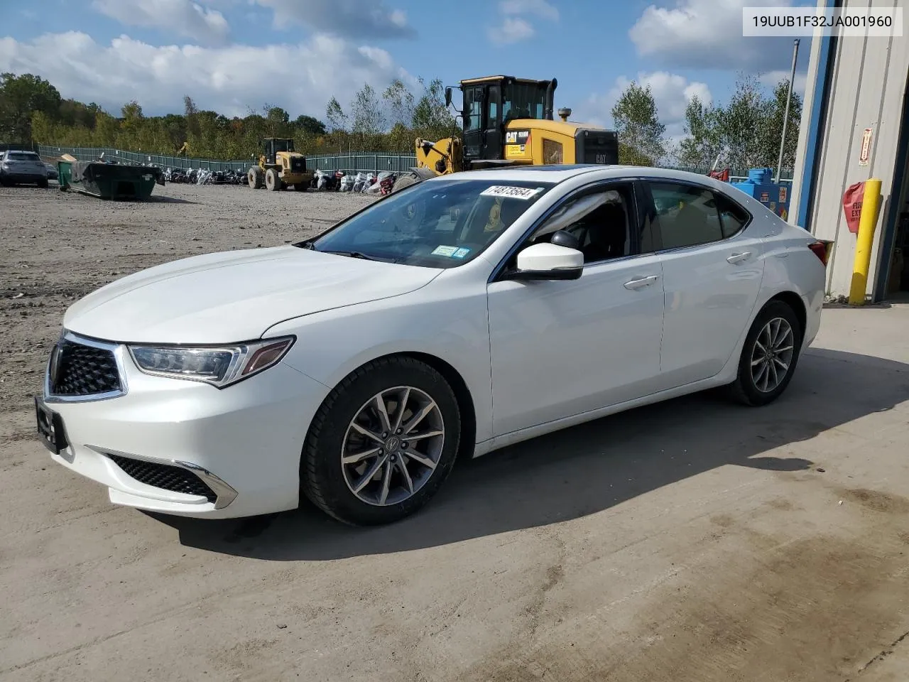 2018 Acura Tlx VIN: 19UUB1F32JA001960 Lot: 74873564