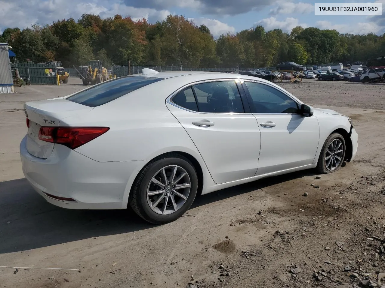 2018 Acura Tlx VIN: 19UUB1F32JA001960 Lot: 74873564