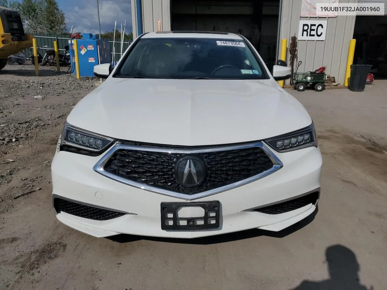 2018 Acura Tlx VIN: 19UUB1F32JA001960 Lot: 74873564