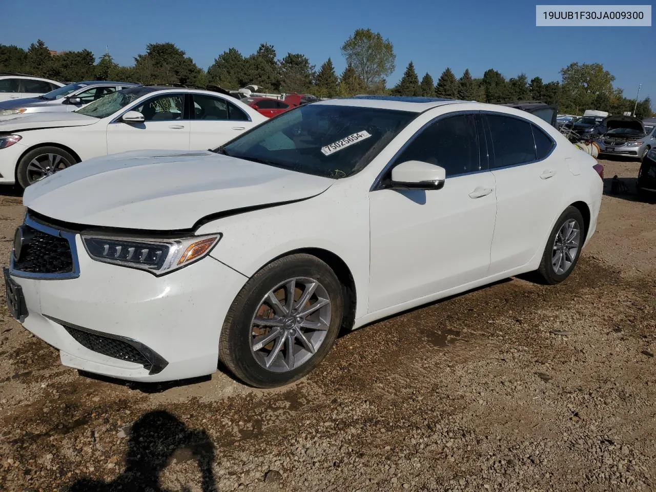 2018 Acura Tlx VIN: 19UUB1F30JA009300 Lot: 75025654