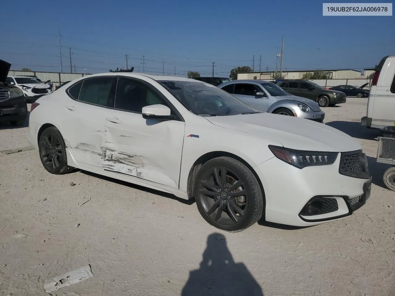 2018 Acura Tlx Tech+A VIN: 19UUB2F62JA006978 Lot: 75817264