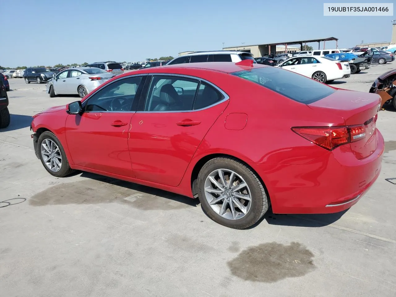 2018 Acura Tlx VIN: 19UUB1F35JA001466 Lot: 75930294