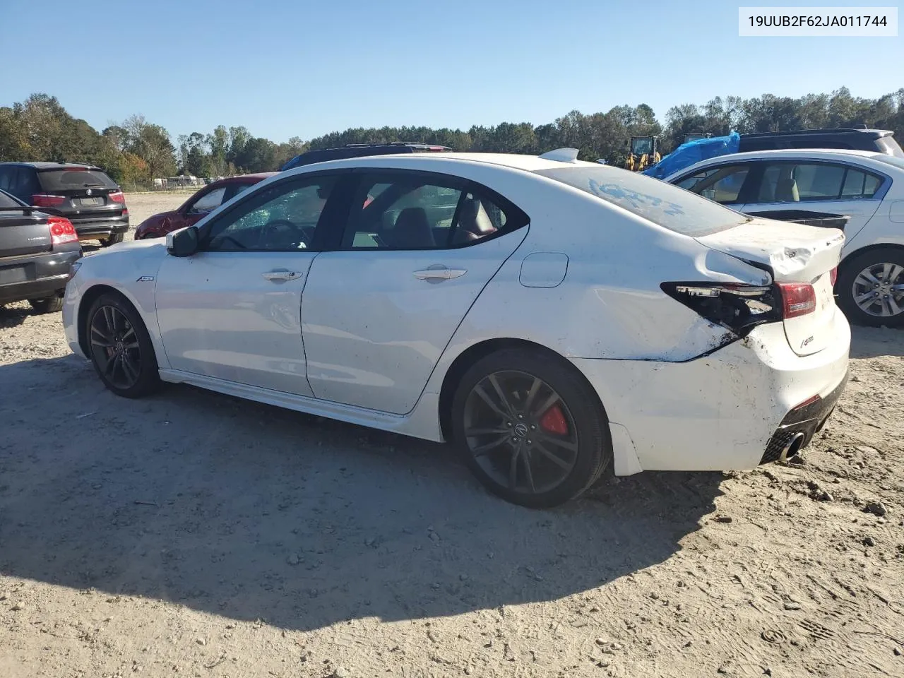 2018 Acura Tlx Tech+A VIN: 19UUB2F62JA011744 Lot: 77010374