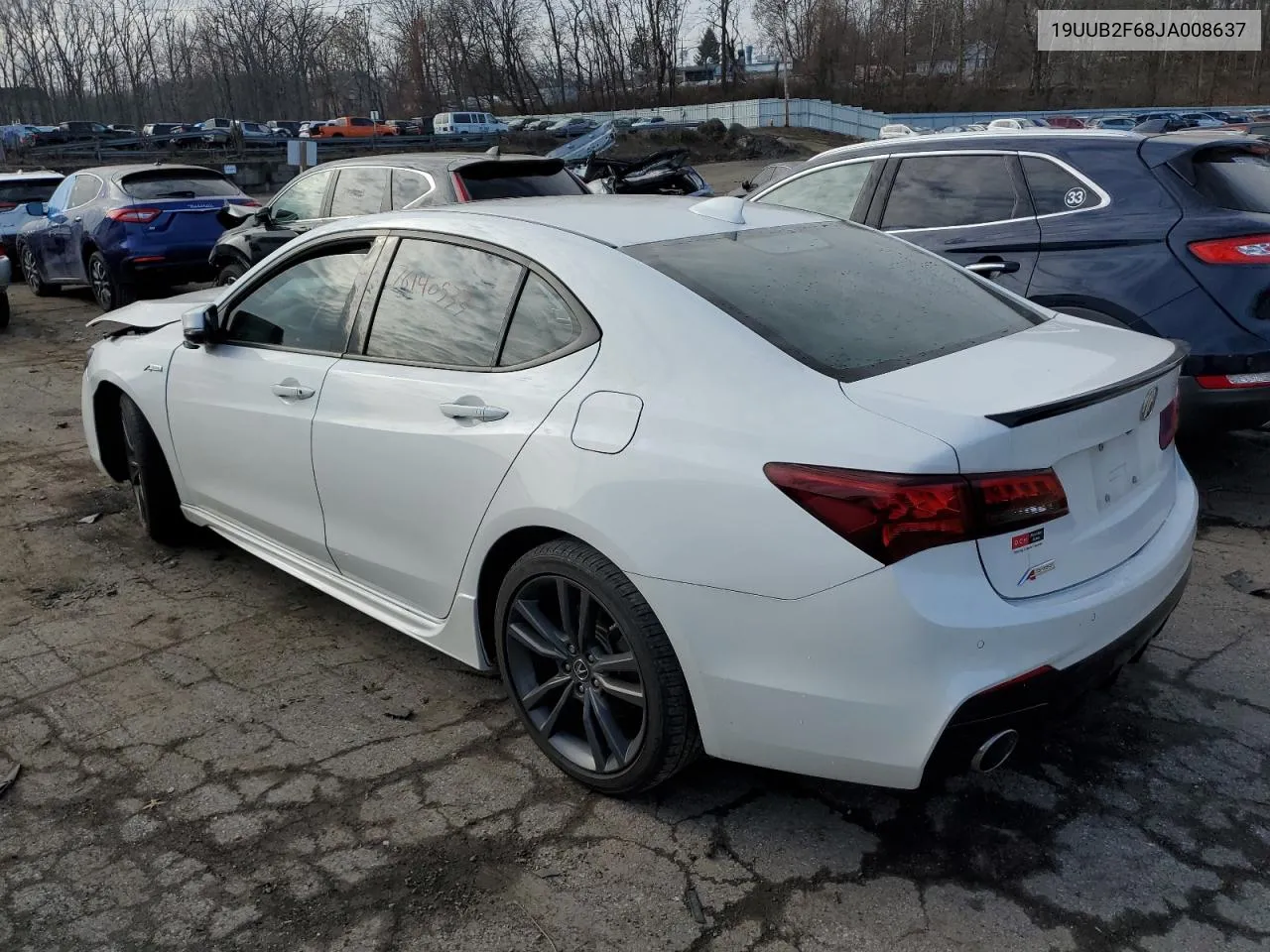 2018 Acura Tlx Tech+A VIN: 19UUB2F68JA008637 Lot: 77021904