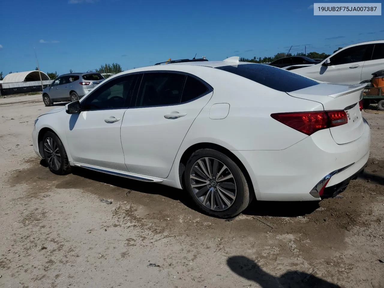 2018 Acura Tlx Advance VIN: 19UUB2F75JA007387 Lot: 77822534