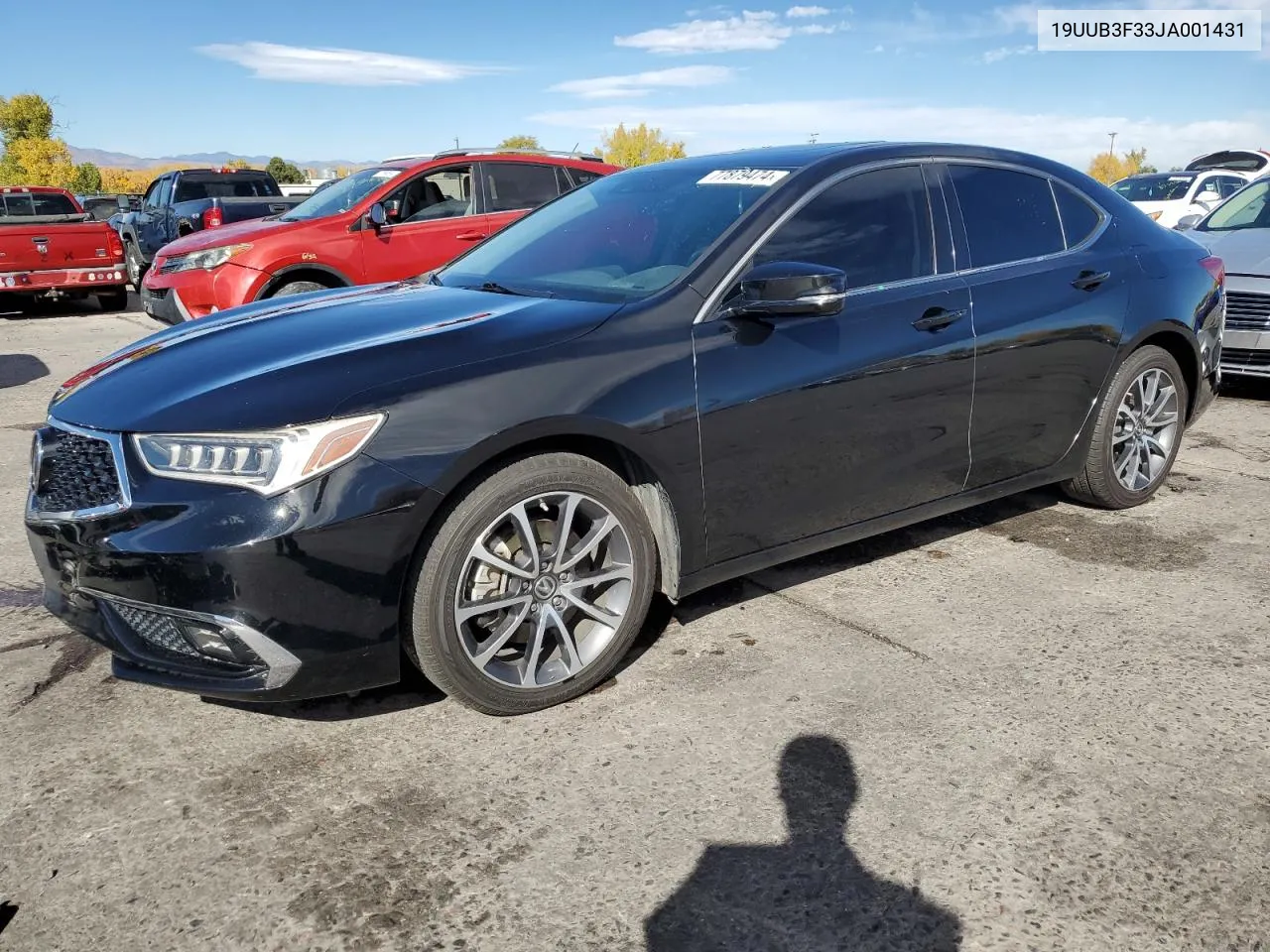 2018 Acura Tlx VIN: 19UUB3F33JA001431 Lot: 77879474