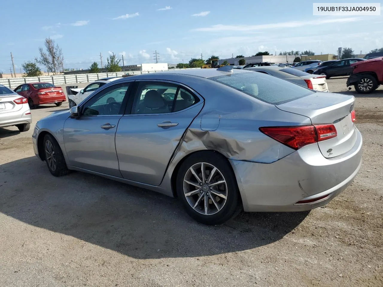 2018 Acura Tlx VIN: 19UUB1F33JA004950 Lot: 78278864