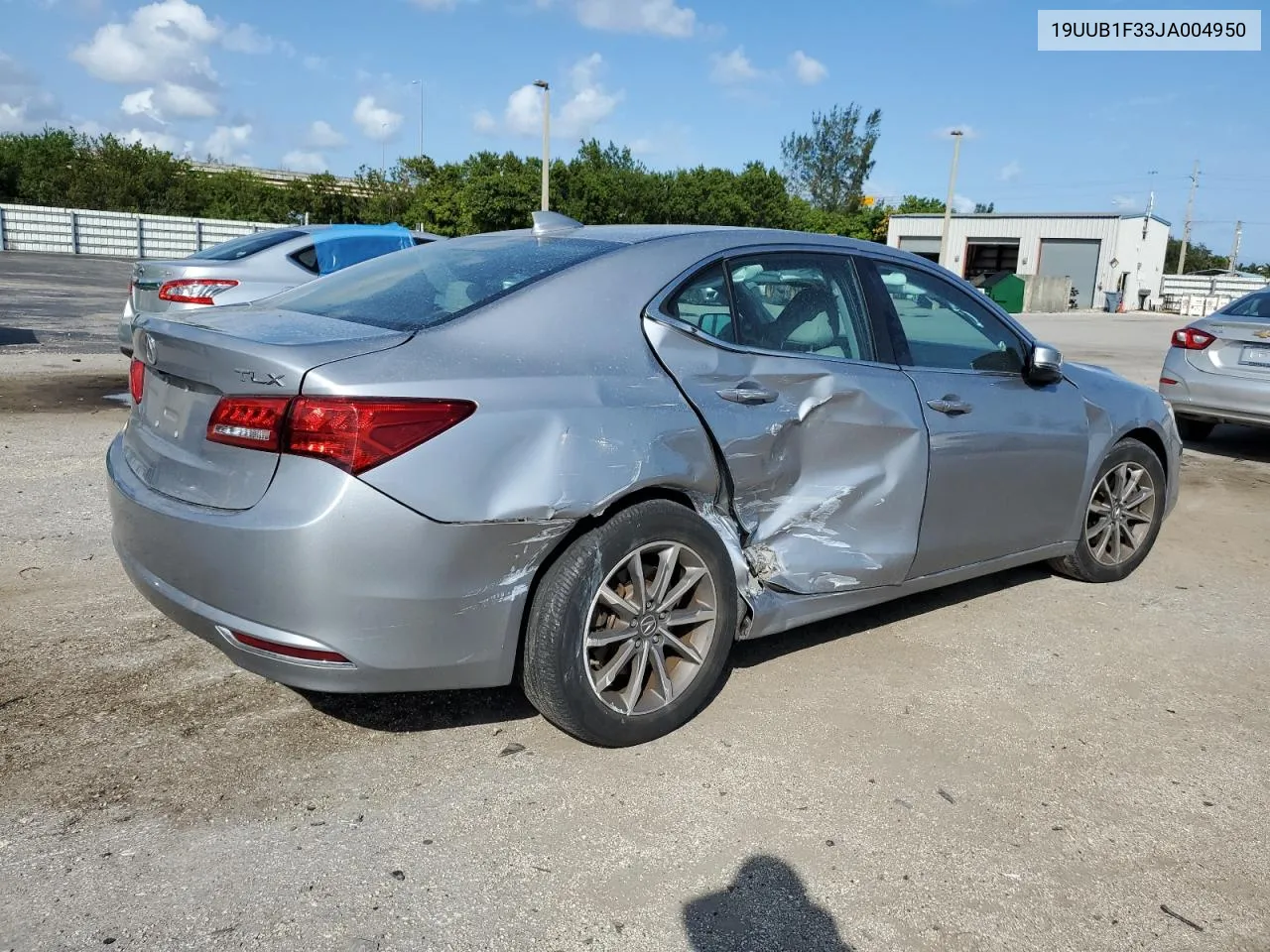 2018 Acura Tlx VIN: 19UUB1F33JA004950 Lot: 78278864