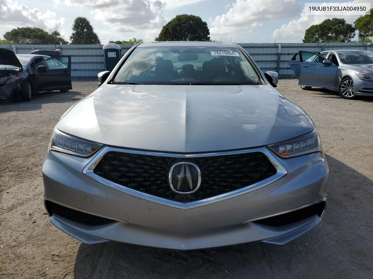 2018 Acura Tlx VIN: 19UUB1F33JA004950 Lot: 78278864