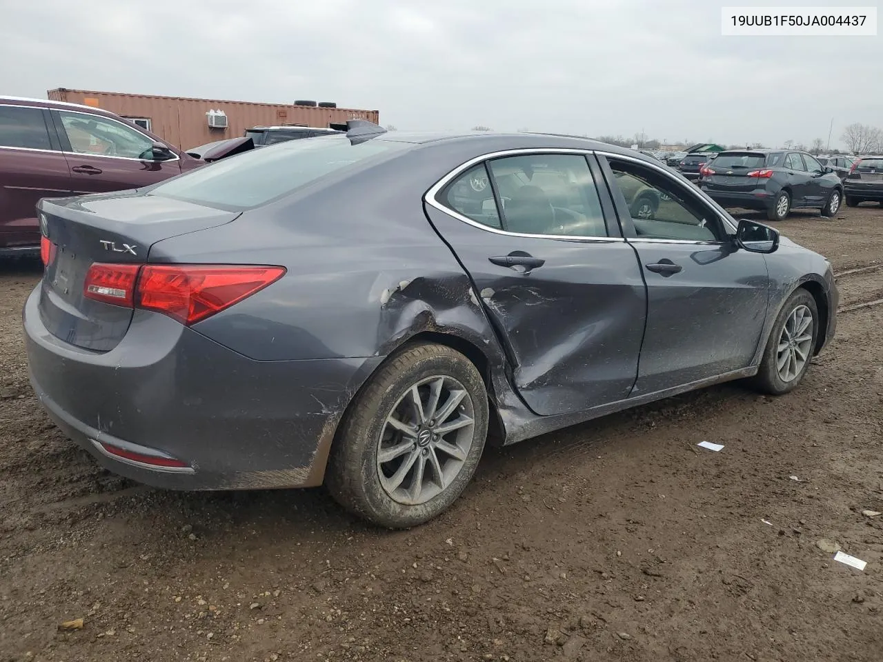 2018 Acura Tlx Tech VIN: 19UUB1F50JA004437 Lot: 80907034