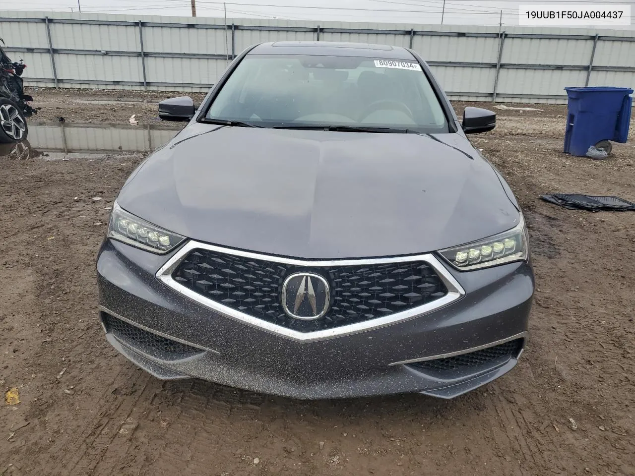 2018 Acura Tlx Tech VIN: 19UUB1F50JA004437 Lot: 80907034