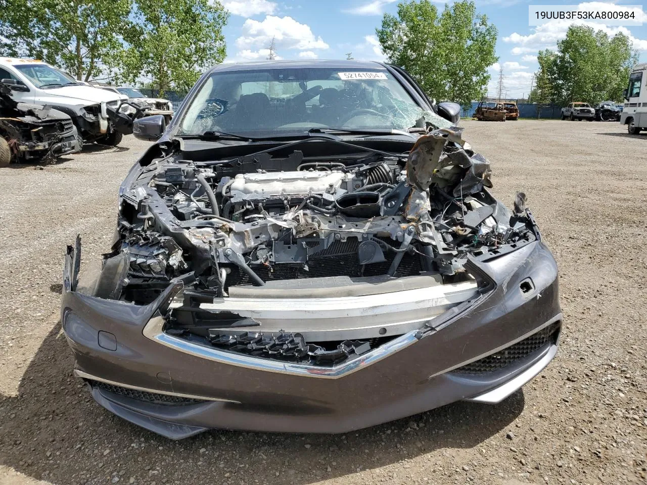 2019 Acura Tlx Technology VIN: 19UUB3F53KA800984 Lot: 52741054