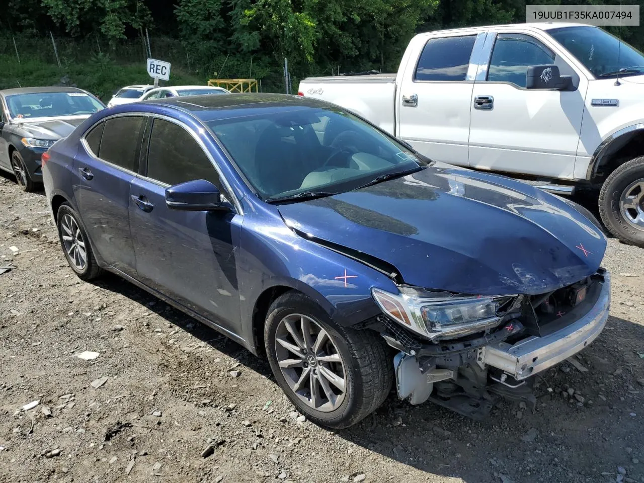 2019 Acura Tlx VIN: 19UUB1F35KA007494 Lot: 60811024