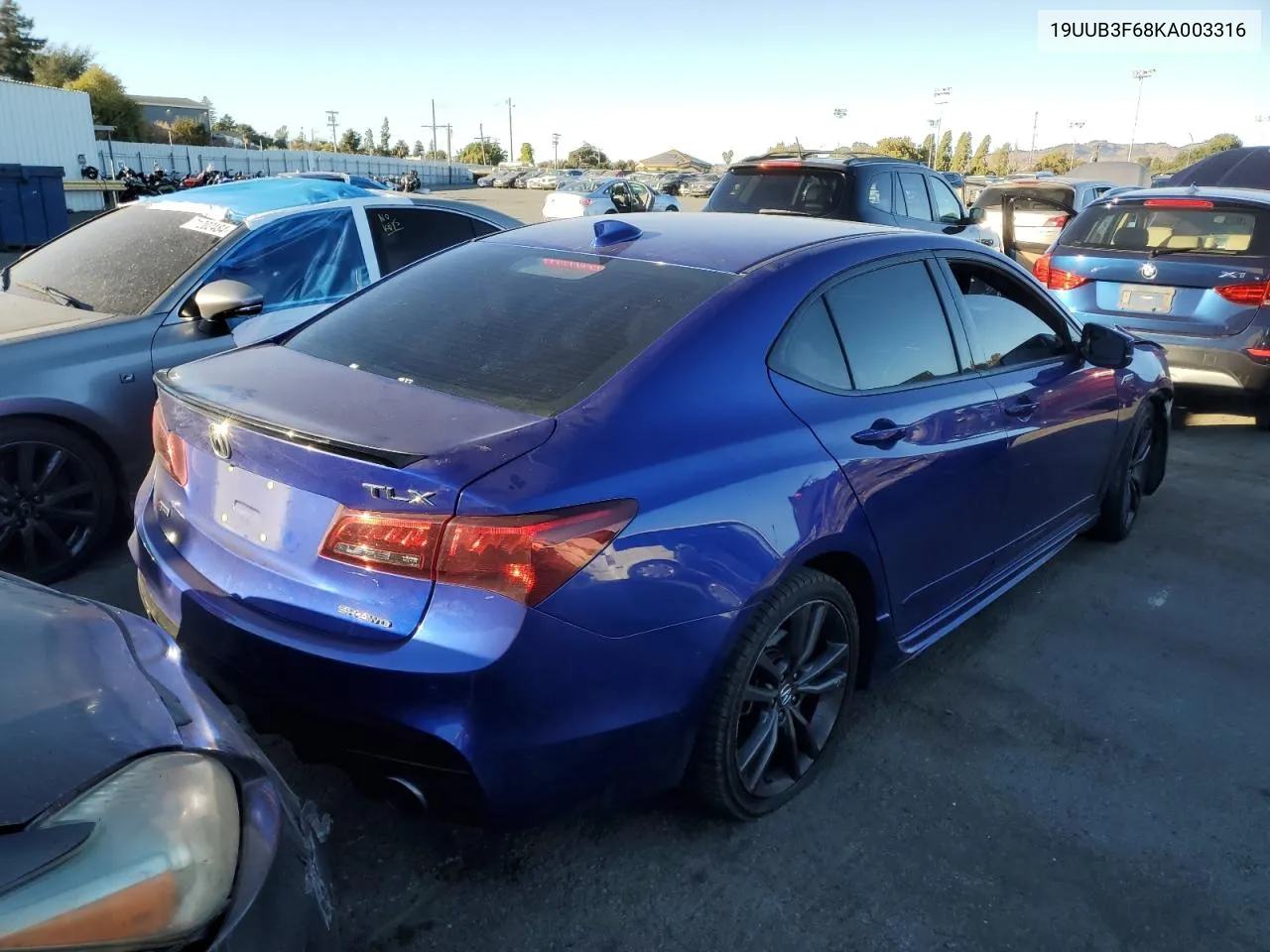 19UUB3F68KA003316 2019 Acura Tlx Technology