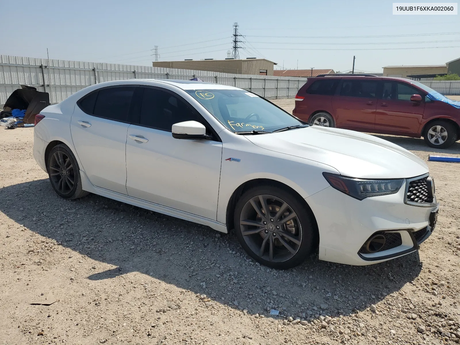 2019 Acura Tlx Technology VIN: 19UUB1F6XKA002060 Lot: 65949934