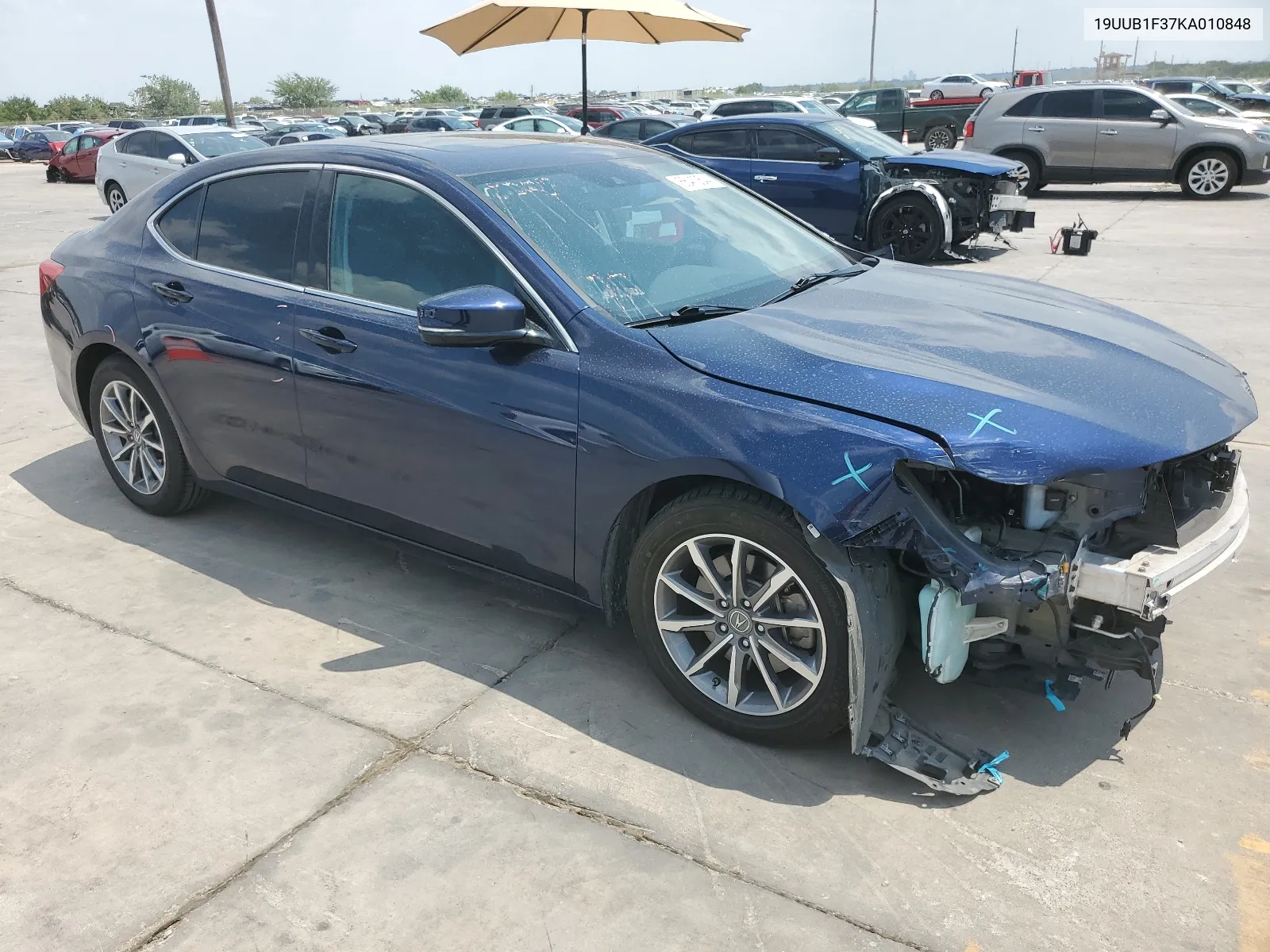 2019 Acura Tlx VIN: 19UUB1F37KA010848 Lot: 66413544