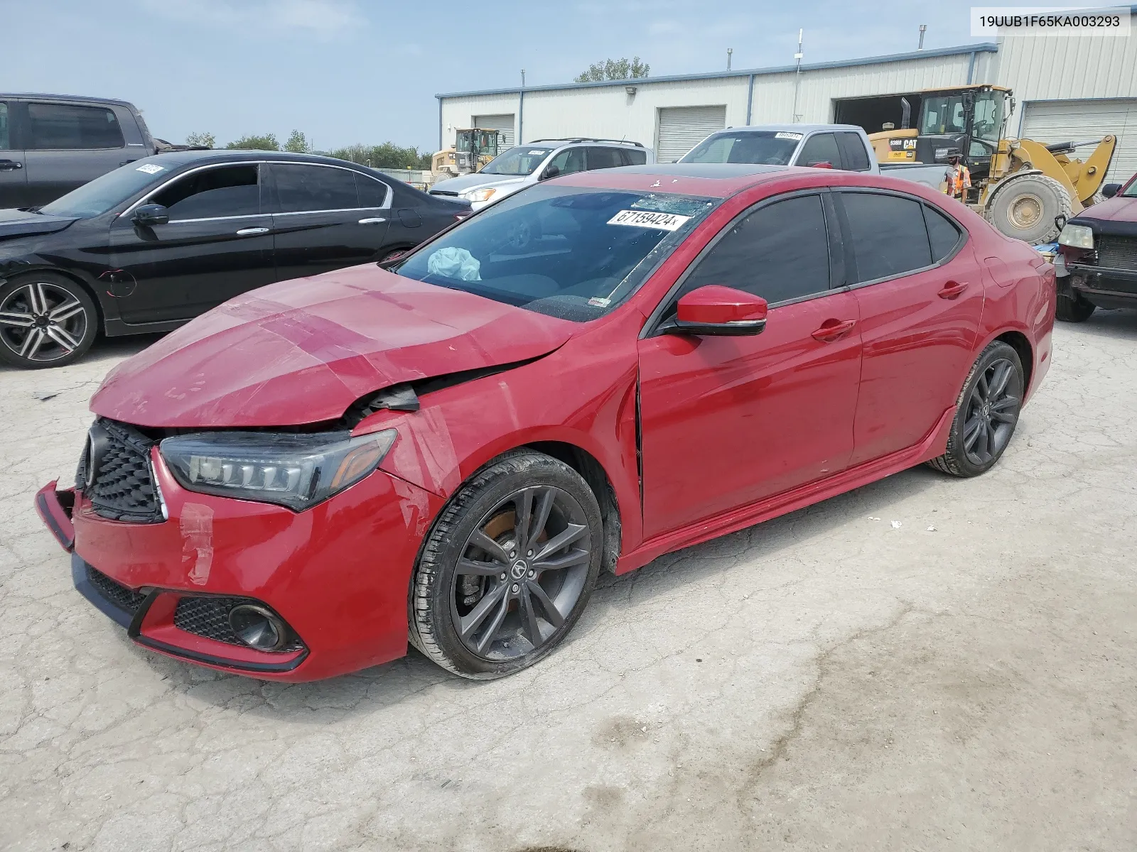 2019 Acura Tlx Technology VIN: 19UUB1F65KA003293 Lot: 67159424