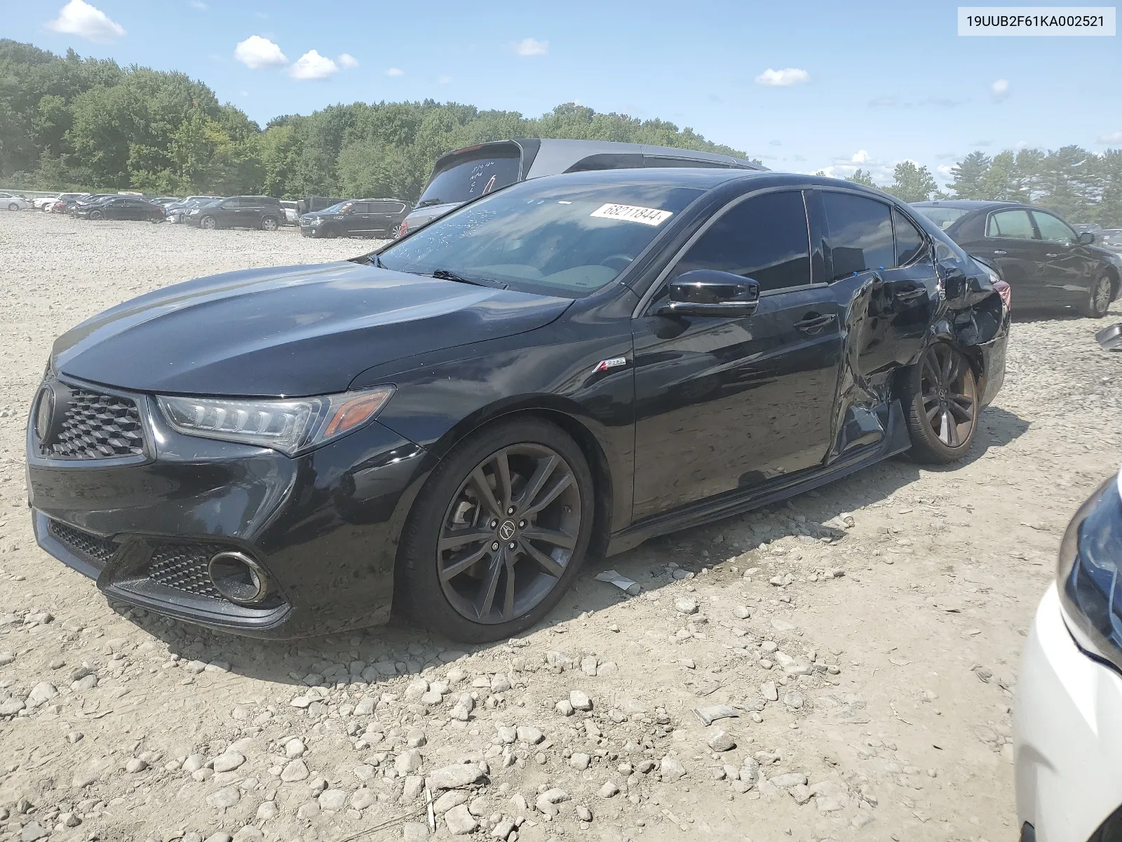 2019 Acura Tlx Technology VIN: 19UUB2F61KA002521 Lot: 68211844