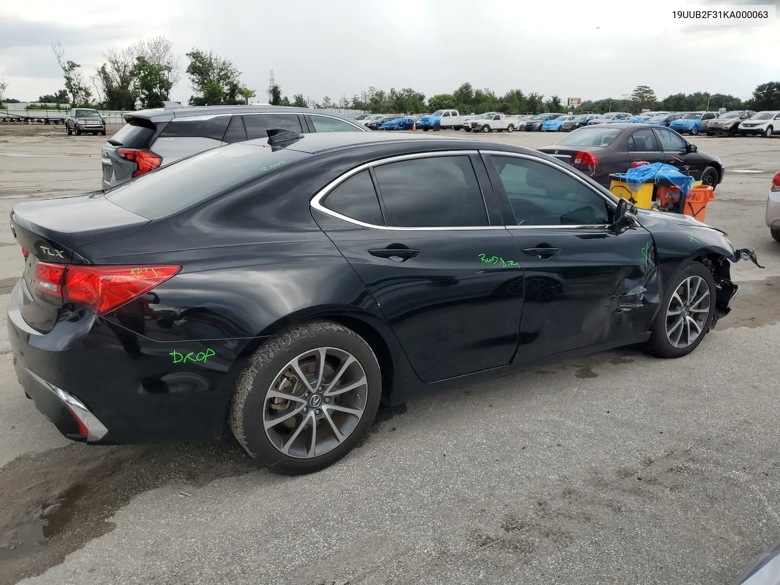 2019 Acura Tlx VIN: 19UUB2F31KA000063 Lot: 68353194