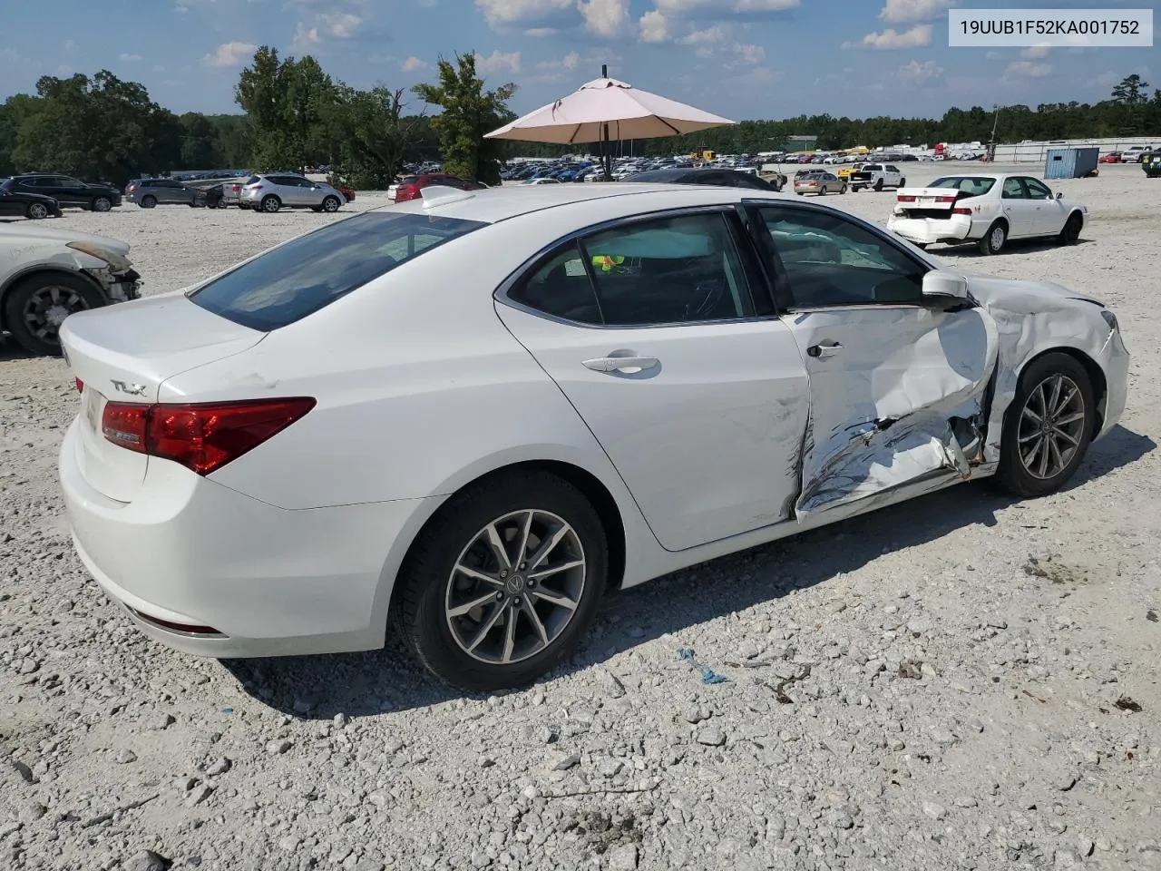 2019 Acura Tlx Technology VIN: 19UUB1F52KA001752 Lot: 69647534