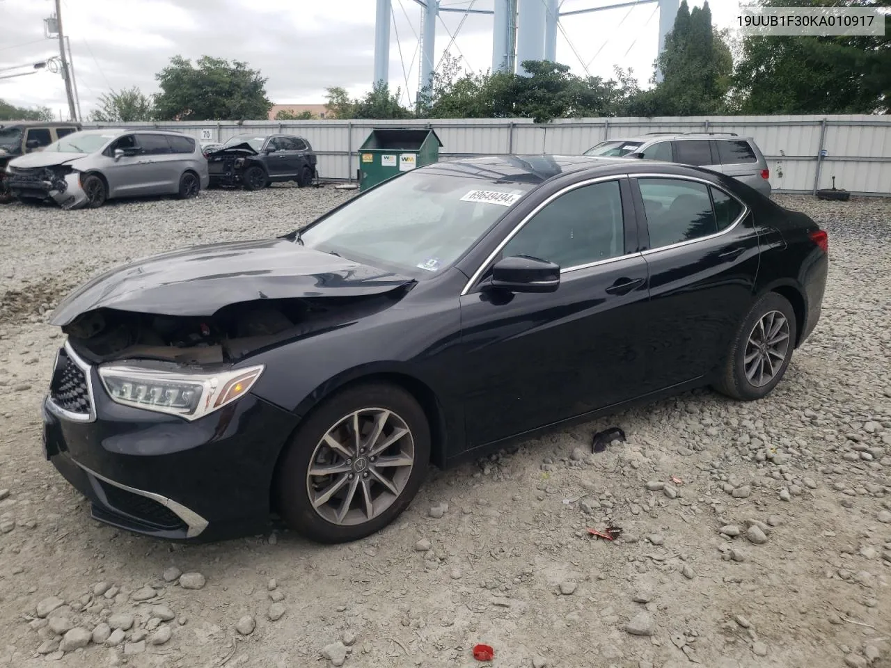 2019 Acura Tlx VIN: 19UUB1F30KA010917 Lot: 69649494