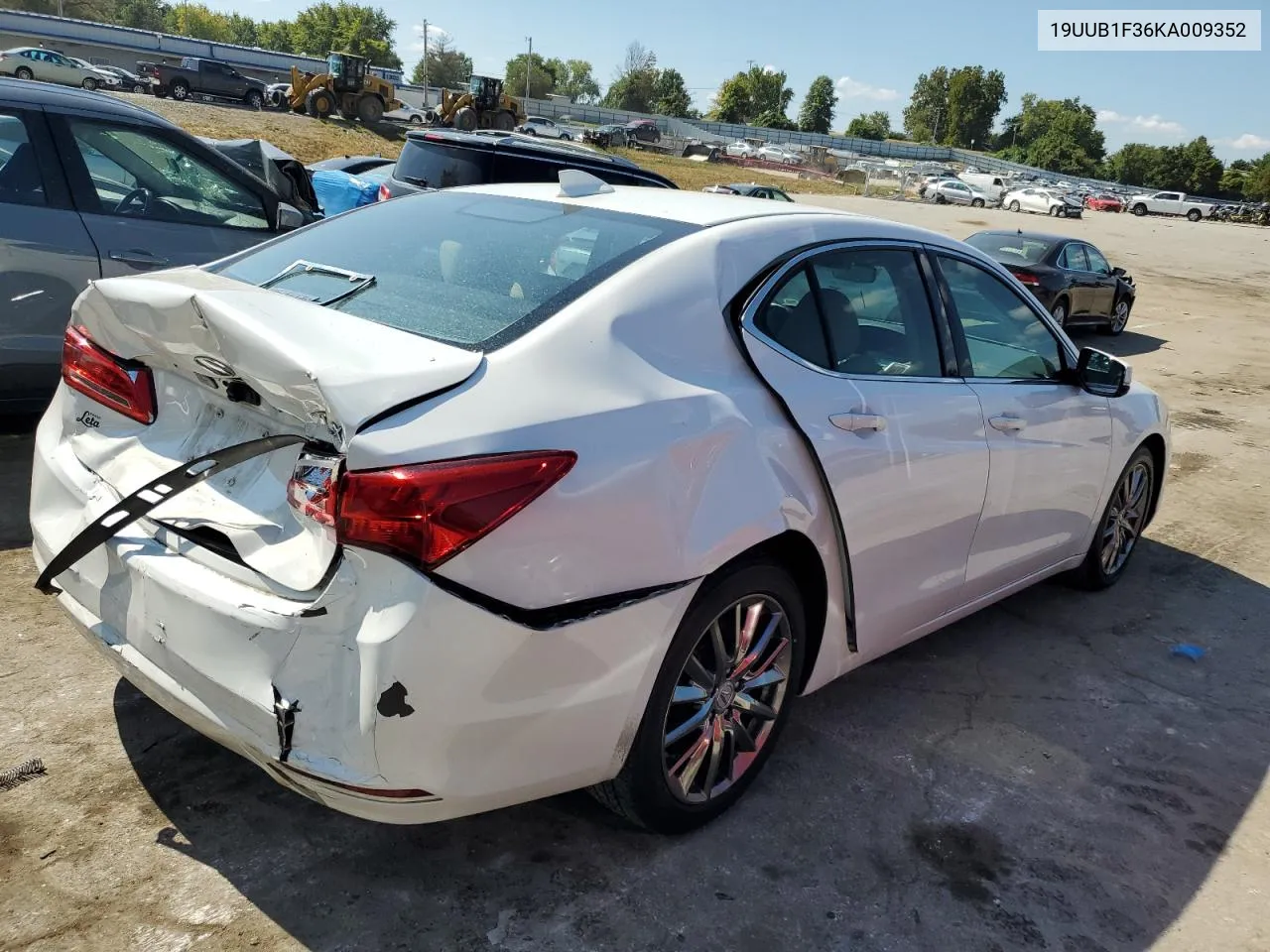 2019 Acura Tlx VIN: 19UUB1F36KA009352 Lot: 70202724