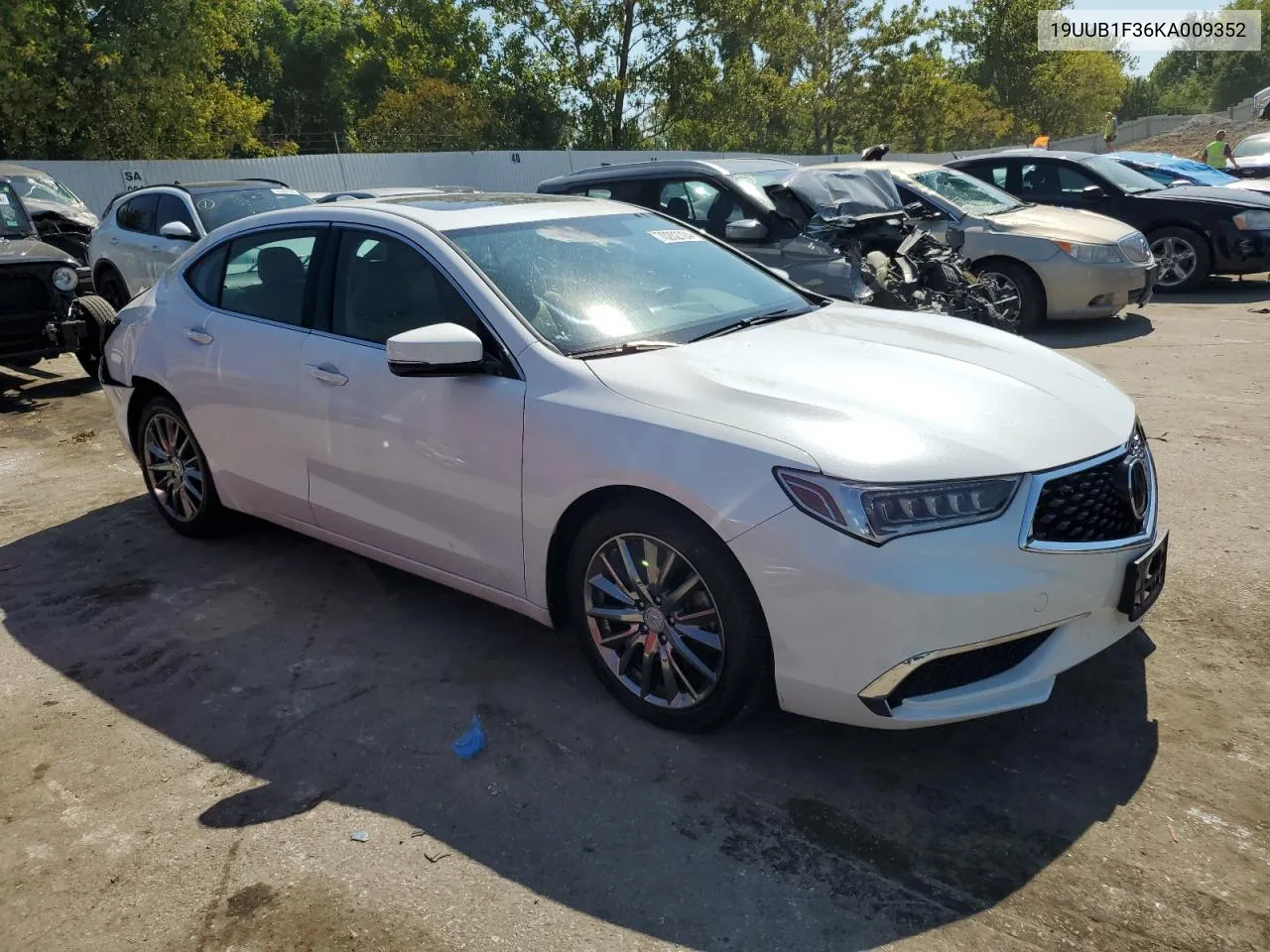 2019 Acura Tlx VIN: 19UUB1F36KA009352 Lot: 70202724