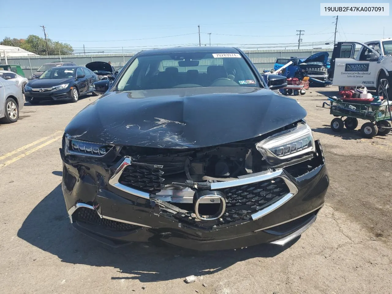 2019 Acura Tlx Technology VIN: 19UUB2F47KA007091 Lot: 70283974