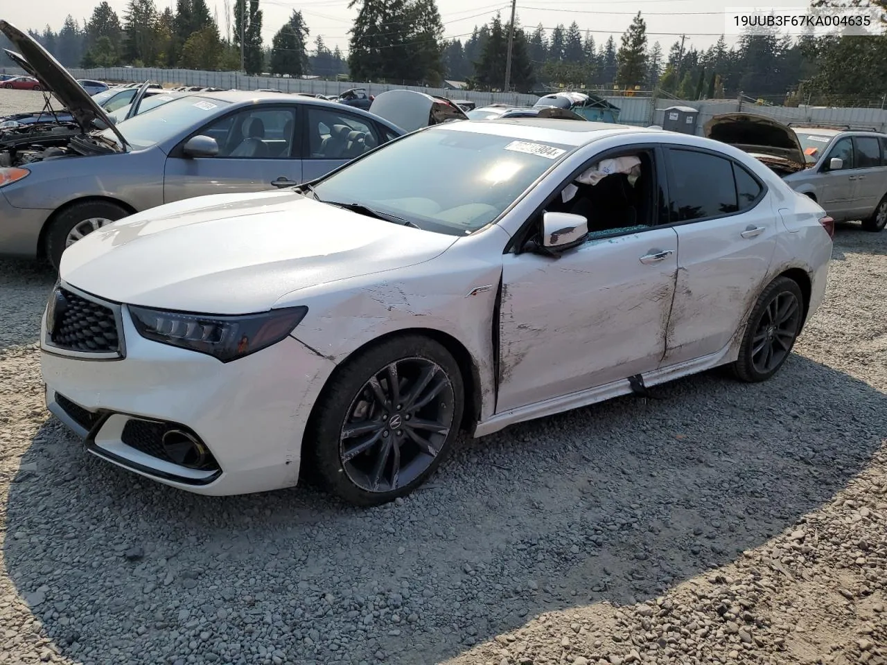 19UUB3F67KA004635 2019 Acura Tlx Technology