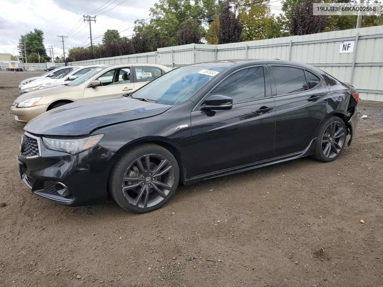 2019 Acura Tlx Technology VIN: 19UUB3F68KA002568 Lot: 71397634